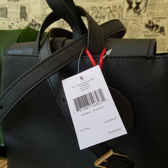 Neema Black Red Kate Spade Disney Minnie Mouse Bag - Picture 5 of 11